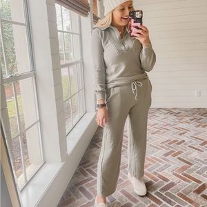 Lounge sweater set, green